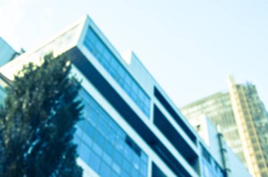 Arkaplanda mimari bina 3d illüstrasyon