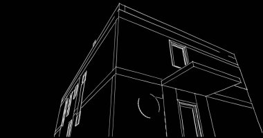 Geometrik mimari binalar tasarımı