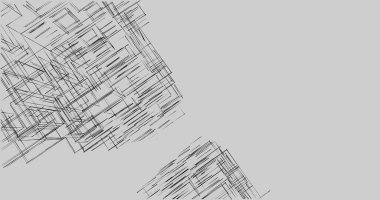 Arkaplanda mimari bina 3d illüstrasyon