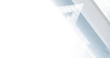 Arkaplanda mimari bina 3d illüstrasyon