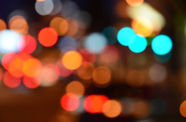 Bulanık şehir manzarası, soyut arkaplan 