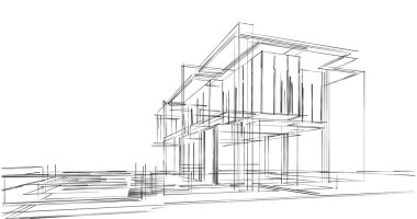 Geometrik mimari binalar tasarımı