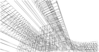 eskiz sanat geometrik mimari binalar tasarımı