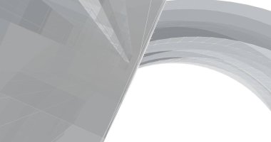 Arkaplanda mimari bina 3d illüstrasyon