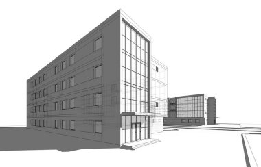 minimal geometrik şekiller, mimari çizgiler