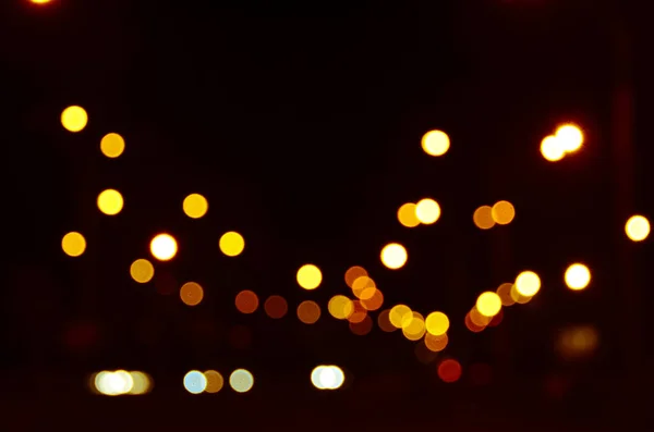 夜の街の背景にある — ストック写真