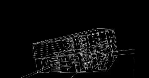 Абстрактный Архитектурный Дизайн Обоев Цифровой Концепт Фон — стоковое фото