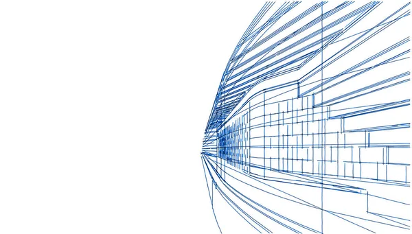 Formas Geométricas Edifício Arquitetônico — Fotografia de Stock