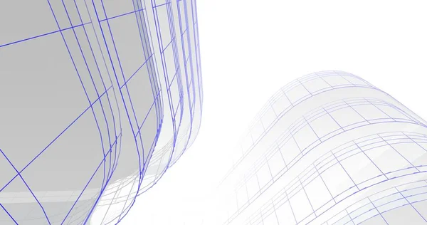 Абстрактный Архитектурный Дизайн Обоев Цифровой Концепт Фон — стоковое фото