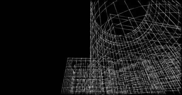 Абстрактный Архитектурный Дизайн Обоев Цифровой Концепт Фон — стоковое фото