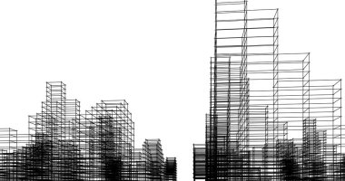 eskiz sanat geometrik mimari binalar tasarımı