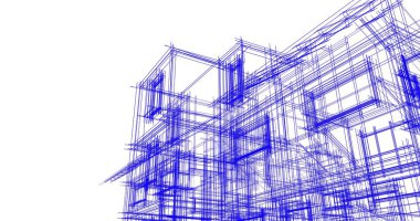 Geometrik mimari binalar tasarımı