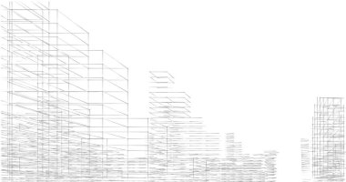 eskiz sanat geometrik mimari binalar tasarımı