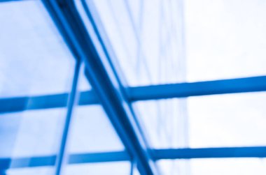 Bulanık şehir. Renkli soyut arkaplan