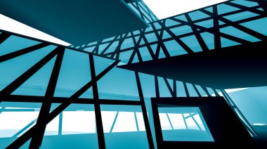 minimal geometrik şekiller, mimari çizgiler