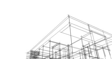 minimal geometrik şekiller, mimari çizgiler