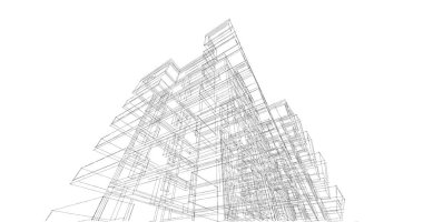 minimal geometrik mimari binalar tasarımı