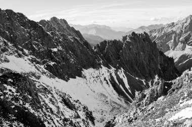 Dağların manzarası, doğa arkaplanı