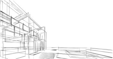 Geometrik mimari binalar tasarımı