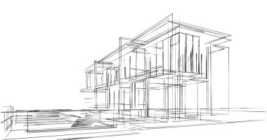 Geometrik mimari binalar tasarımı