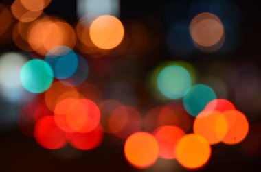 Bulanık şehir manzarası, soyut arkaplan 