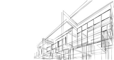 Geometrik mimari binalar tasarımı