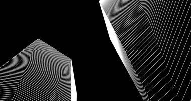 Arkaplanda mimari bina 3d illüstrasyon