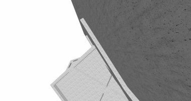 minimal geometrik şekiller, mimari çizgiler