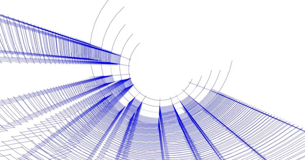 Abstrakcyjny Projekt Tapety Architektonicznej Cyfrowe Tło Koncepcyjne — Zdjęcie stockowe