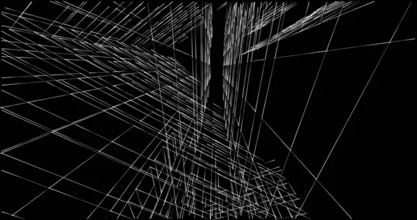 Абстрактный Архитектурный Дизайн Обоев Цифровой Концепт Фон — стоковое фото
