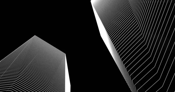 Arkaplanda mimari bina 3d illüstrasyon