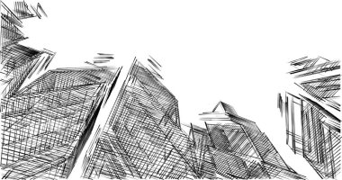 minimal geometrik şekiller, mimari çizgiler