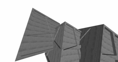 minimal geometrik şekiller, mimari çizgiler