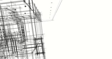 minimal geometrik şekiller, mimari çizgiler