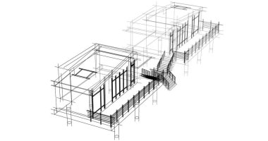 minimal geometrik mimari binalar tasarımı