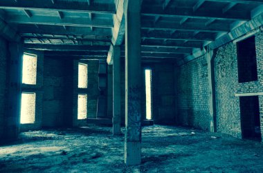 mimari sanat konsepti, minimum geometrik şekiller. 