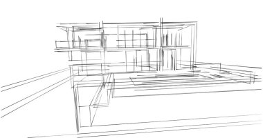 Geometrik mimari binalar tasarımı