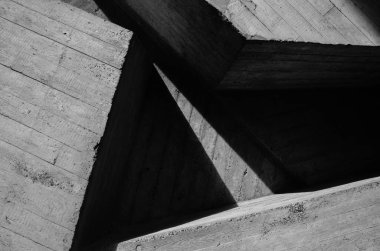 minimal geometrik şekiller, mimari çizgiler