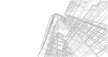 minimal geometrik mimari binalar tasarımı