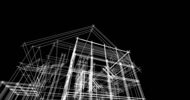 minimal geometrik mimari binalar tasarımı