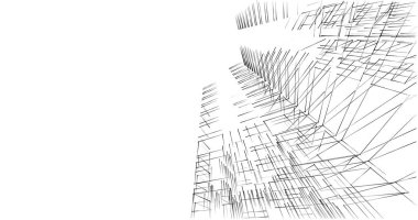 Geometrik mimari binalar tasarımı