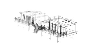 minimal geometrik mimari binalar tasarımı