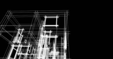 Geometrik mimari binalar tasarımı