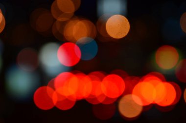 Bulanık şehir manzarası, soyut arkaplan 