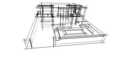 minimal geometrik mimari binalar tasarımı