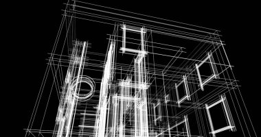 Geometrik mimari binalar tasarımı