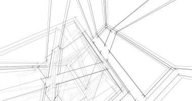 minimal geometrik şekiller, mimari çizgiler