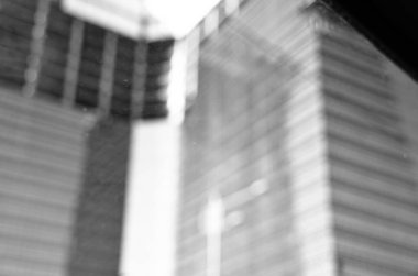 Bulanık şehir. Soyut arkaplan