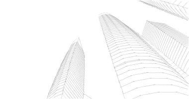 minimal geometrik şekiller, mimari çizgiler