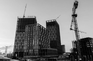 soyut mimari arka plan, bina inşaatı